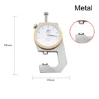 Handheld Leather Thickness Gauge 0–10mm | 0.1mm Dial Precision Thickness Gauge Richie's Metal