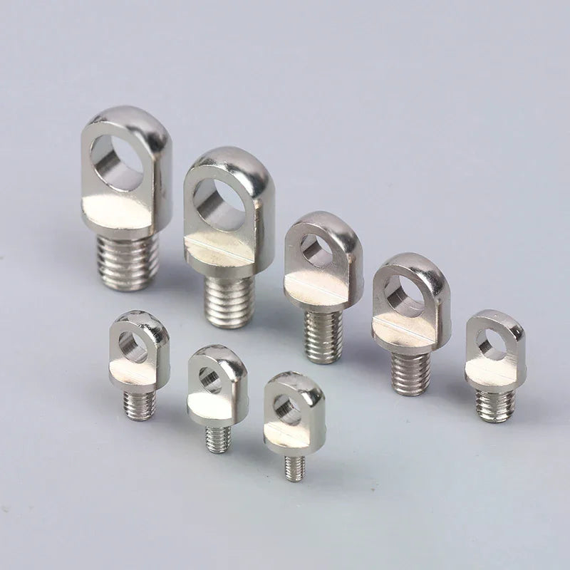 Brass Eye Bolts & Stud Nuts Set M3–M10 | 3Pcs Lifting Eye Screws Eye Bolt Set Richie's