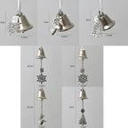 Silver Iron Christmas Bell Ornament with Ribbon – Jingle Bell Christmas Bell Ornament Richie's