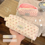 Aesthetic Polka Dot Pencil Case – Korean Style Stationery Pouch Pencil Case Pouch Richie's