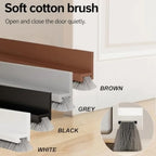 Self-Adhesive Door Draft Stopper Brush Seal Strip | Soundproof Door Seal Strip Richie's