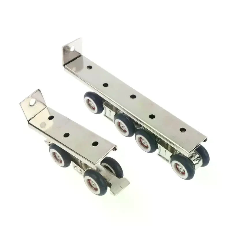 Heavy Duty Sliding Door Pulley Rollers & Rail Track – 4 or 8 Wheels Door Pulley Rollers Richie's
