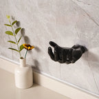 Hand Shape Wall Hook – Decorative Soap Holder & Organizer Decorative Wall Hook Richie's black
