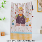 4-Layer Cotton Gauze Hand Towel 34x74cm – Quick Dry Kitchen Towel Cotton Hand Towel Richie's