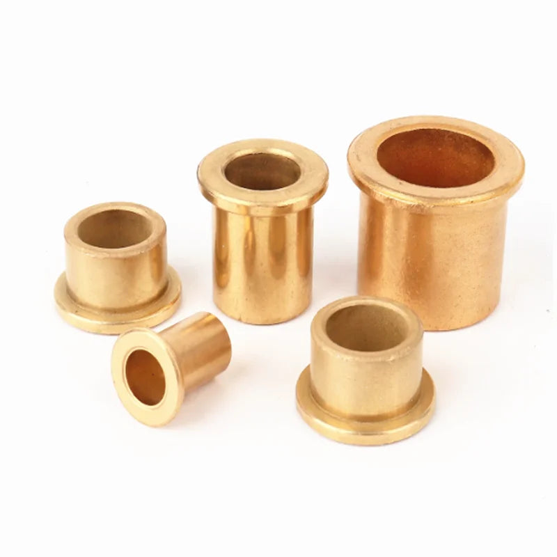 10PCS Flange Self-Lubricating Copper Bushing Oil Bearing Guide Sleeve Flange Copper Bushing Richie's