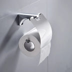 HOBHE Matte Black Stainless Steel Toilet Paper Holder Stand Toilet Paper Holder Richie's Chrome