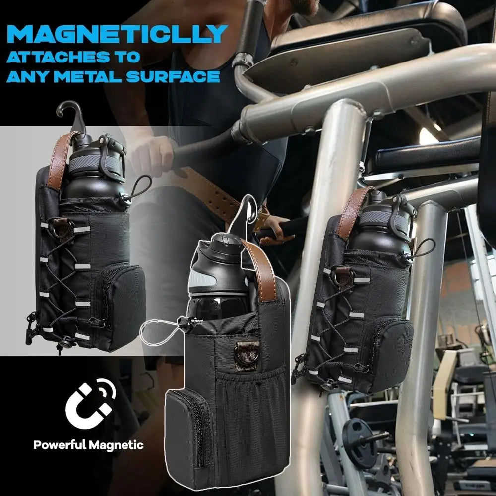 Large Capacity Magnetic Gym Bag with Water Bottle Holder Magnetic Gym Bag Richie's