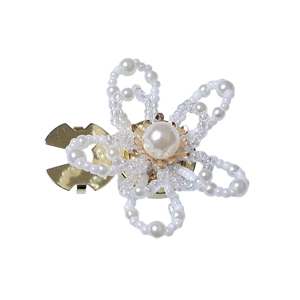 Pearl Button Covers DIY Alloy Rhinestone Shirt Cufflinks Button Cover Accessory Richie's 04