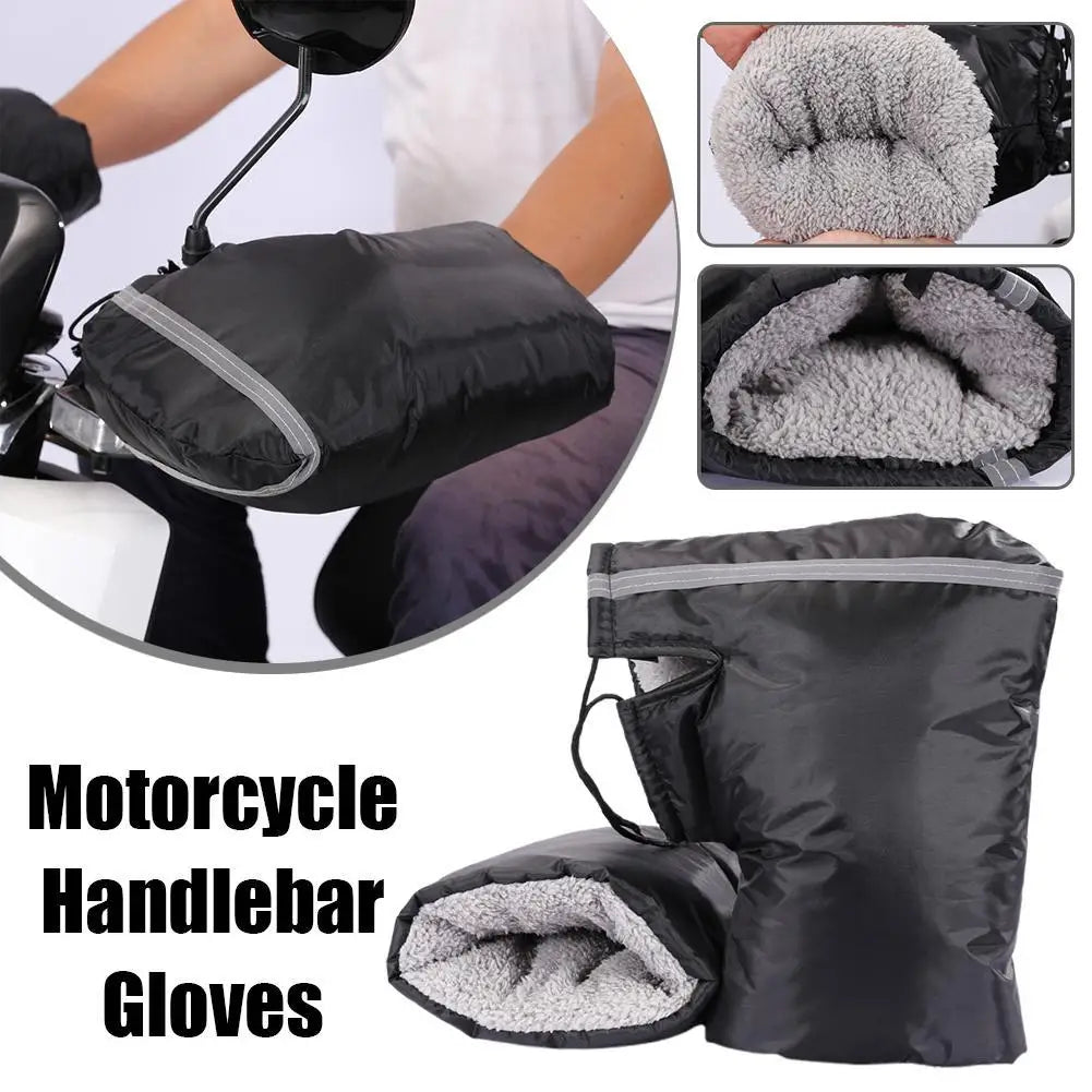 Motorcycle Handlebar Muffs – Waterproof Winter Hand Covers Handlebar Hand Muffs Richie's Default Title