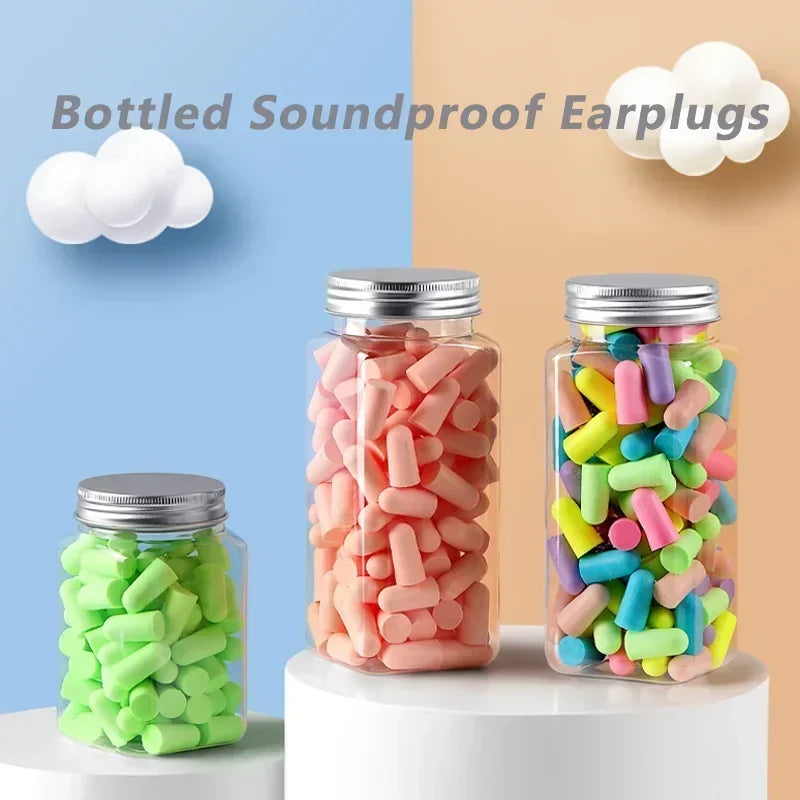 Soft Foam Earplugs for Sleep & Noise Reduction – 10/24/60 Pack Foam Earplugs Richie's
