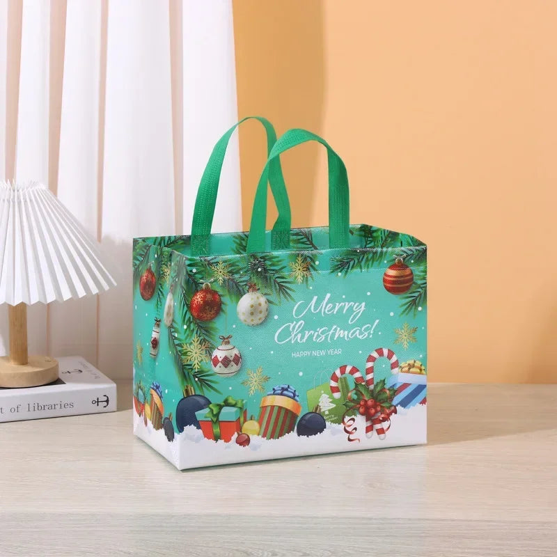 4-Pack Reusable Christmas Gift Tote Bags with Handles Christmas Gift Bags Richie's