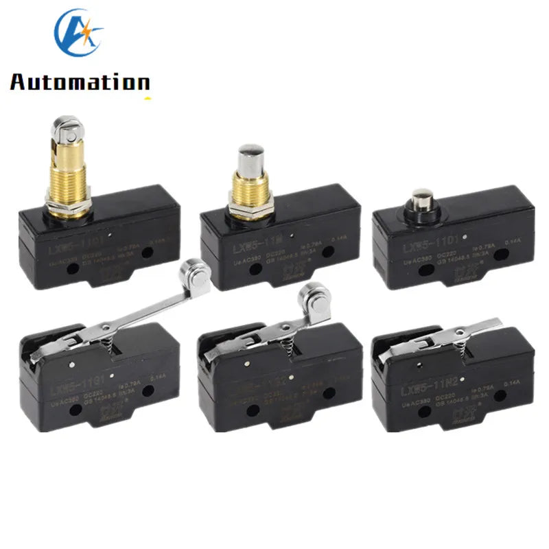 LXW5 Micro Limit Switch 10A AC 380V DC 220V Push Plunger SPDT Micro Limit Switch Richie's