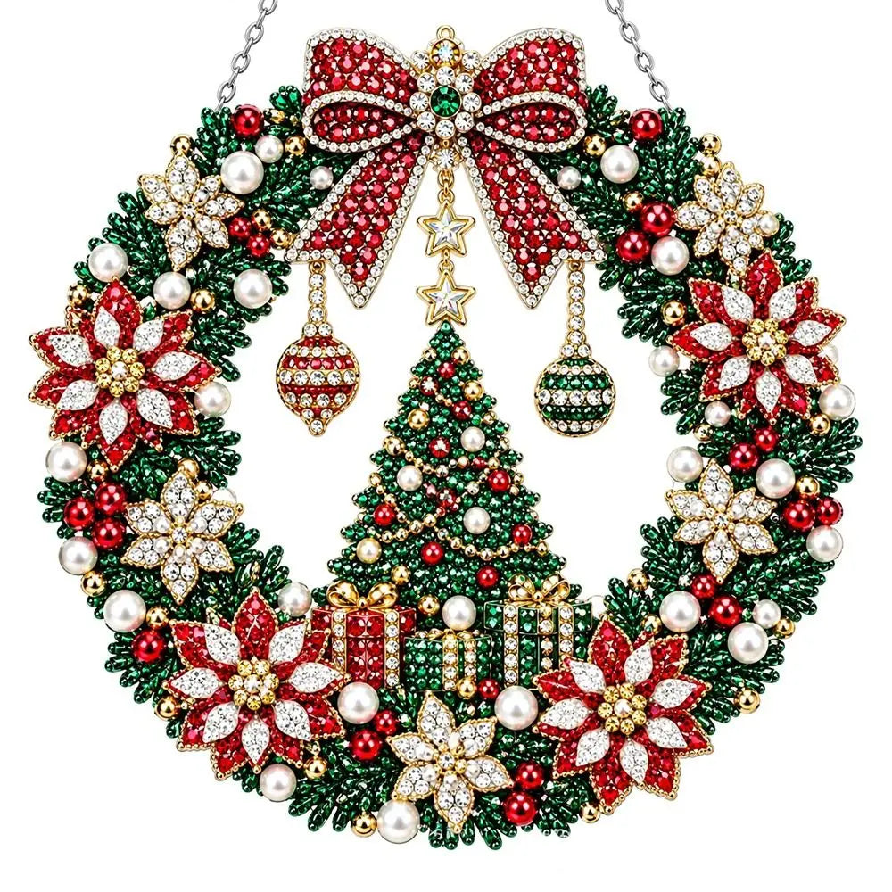 Christmas Diamond Art Suncatcher – Acrylic Pearl Window Hanging Christmas Suncatcher Richie's