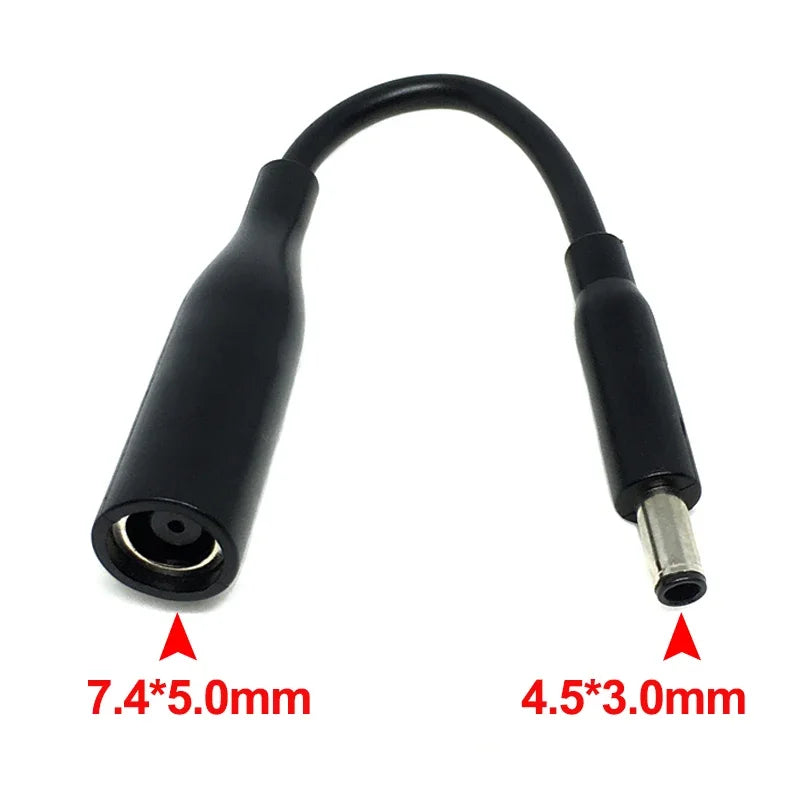 DC Power Cable 7.4×5.0mm to 4.5×3.0mm Adapter for Dell Laptop DC Adapter Cable Richie's
