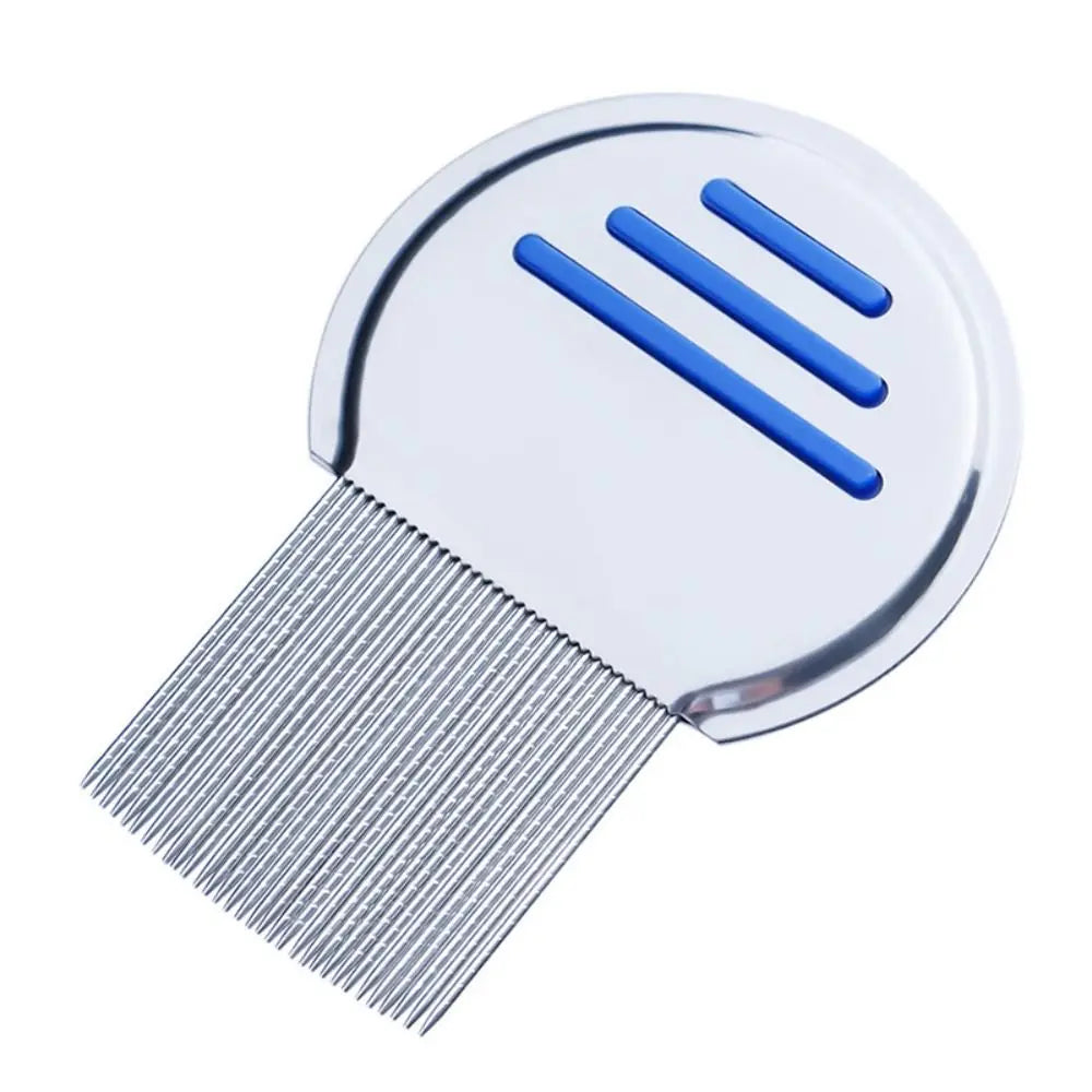 Stainless Steel Lice & Nit Comb – Fine Tooth, Anti-Slip Lice Nit Comb Richie's blue