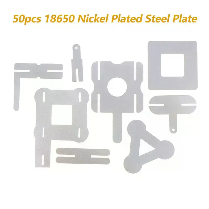 50Pcs T-Shape Nickel Tabs 18650 Battery Spot Welding 0.15mm Battery Welding Tabs Richie's