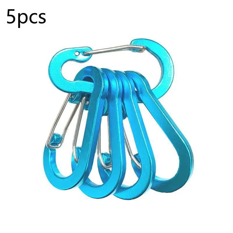 5-Pack Mini Aluminum Carabiner Clips – Scratch-Resistant Carabiner Clips Richie's A10
