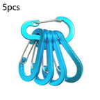 5-Pack Mini Aluminum Carabiner Clips – Scratch-Resistant Carabiner Clips Richie's A10