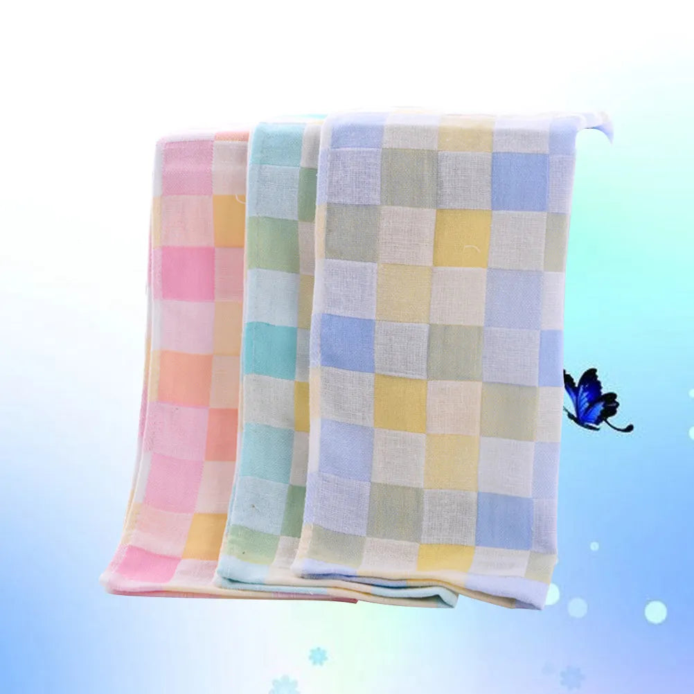 3-Pack Double Layer Gauze Cotton Hand Towels – Quick Dry Cotton Hand Towels Richie's Default Title