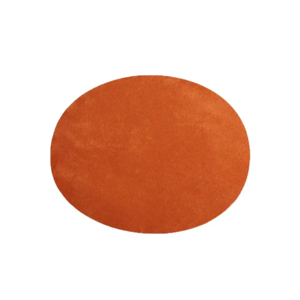 Oval Suede Iron-On Fabric Patches – Clothing & Elbow Repair Iron-On Fabric Patch Richie's orange