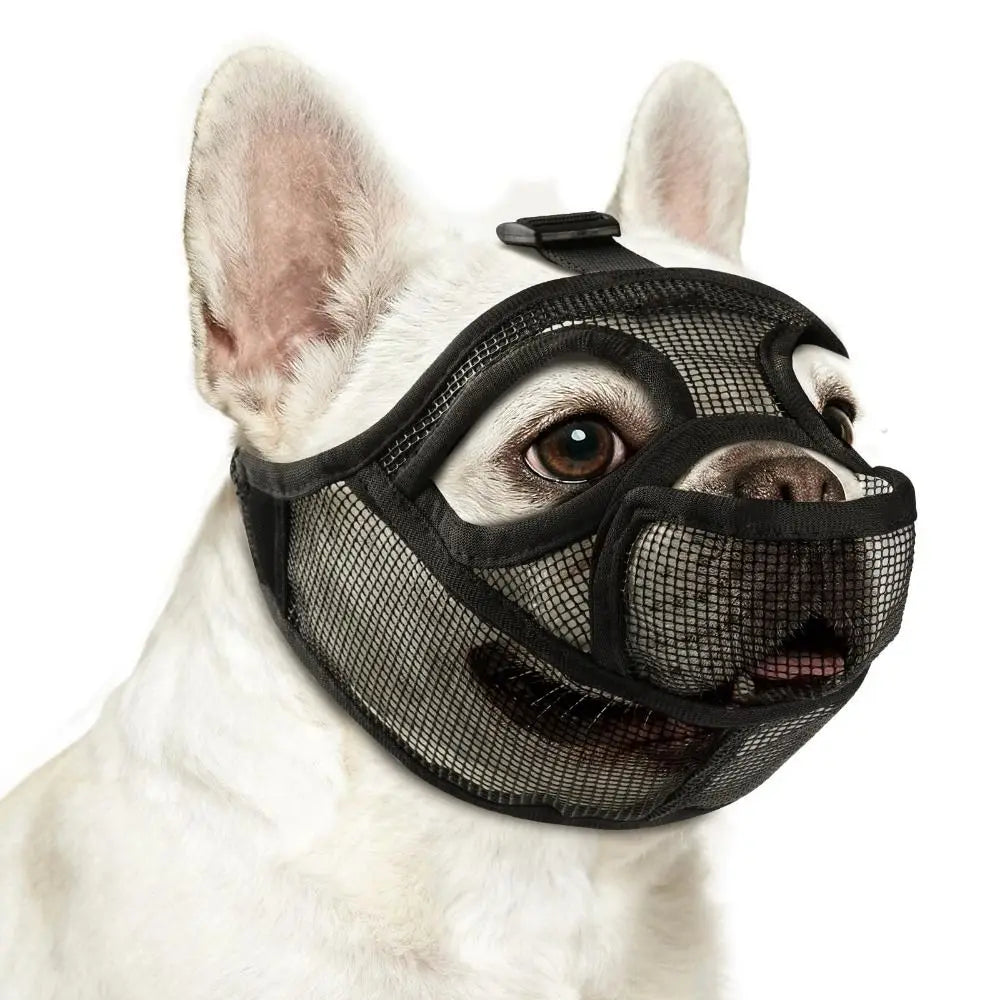 Adjustable Breathable Dog Muzzle for French Bulldogs & Short Snouts Dog Muzzle Richie's