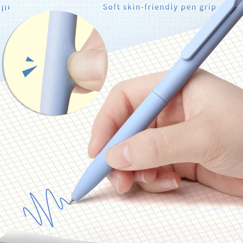 6-Pack Morandi Pastel Retractable Gel Pens – 0.5mm Fine Point Gel Pens Set Richie's