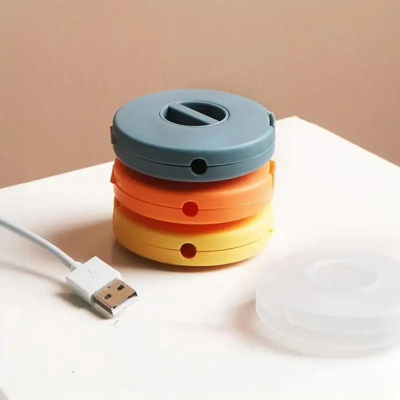 Portable Cable Organizer USB Cord Winder Wire Storage Box Cable Organizer Richie's