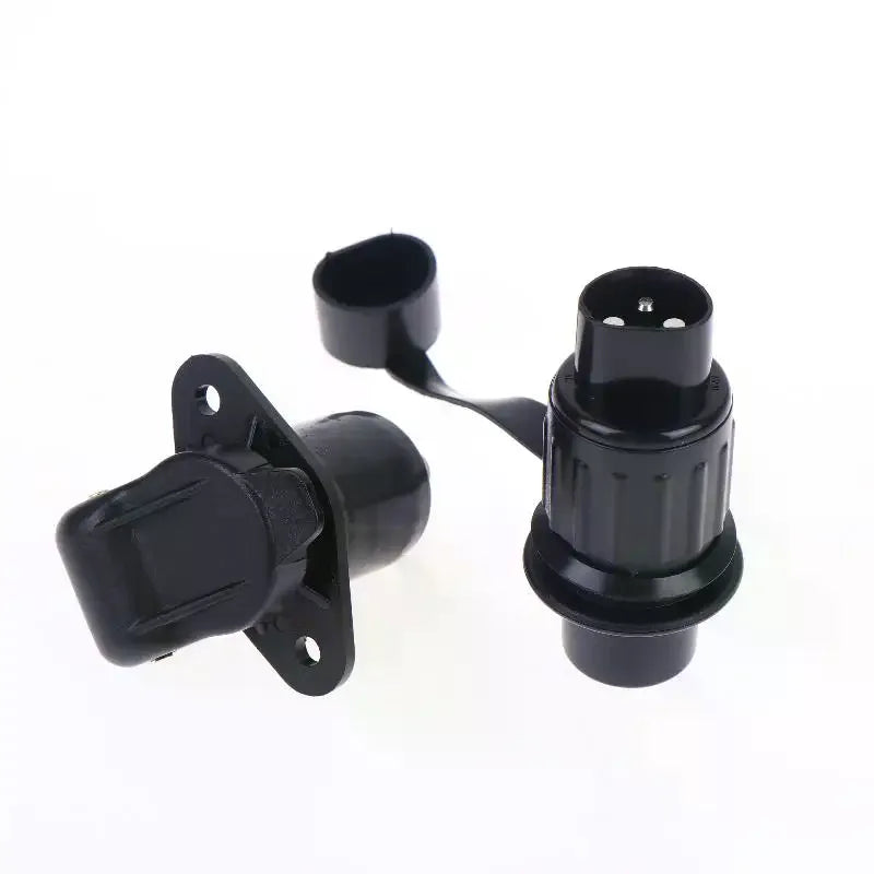 12V 3-Pin Flat Trailer Plug & Socket – Waterproof UV-Resistant Trailer Electrical Connector Richie's