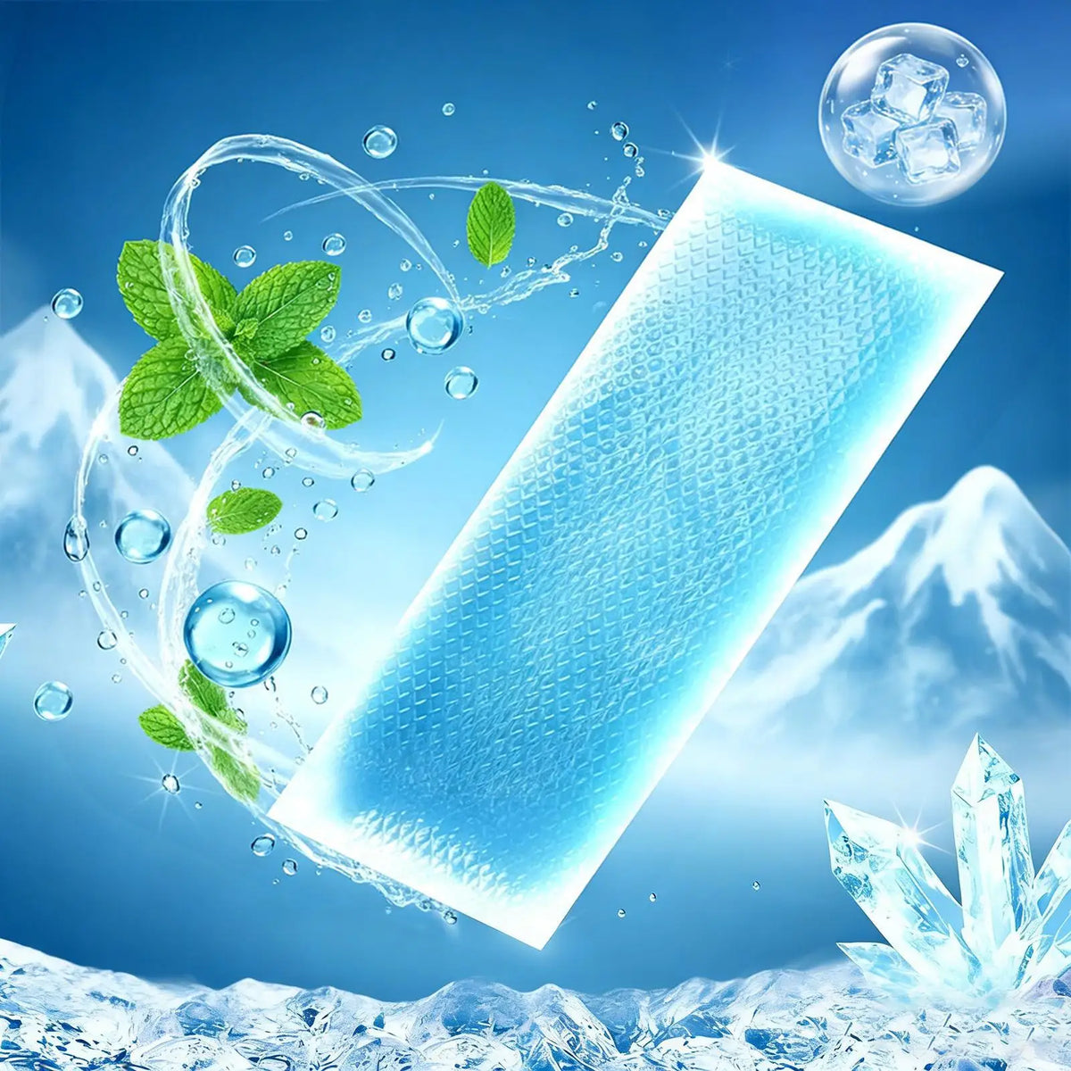 7-Piece Instant Cooling Gel Patches for Forehead, Neck & Wrist Cooling Gel Patches Richie's