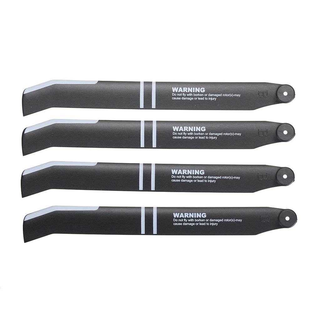 XK K170 RC Helicopter Main Propeller Blade Group – Black RC Helicopter Parts Richie's Black