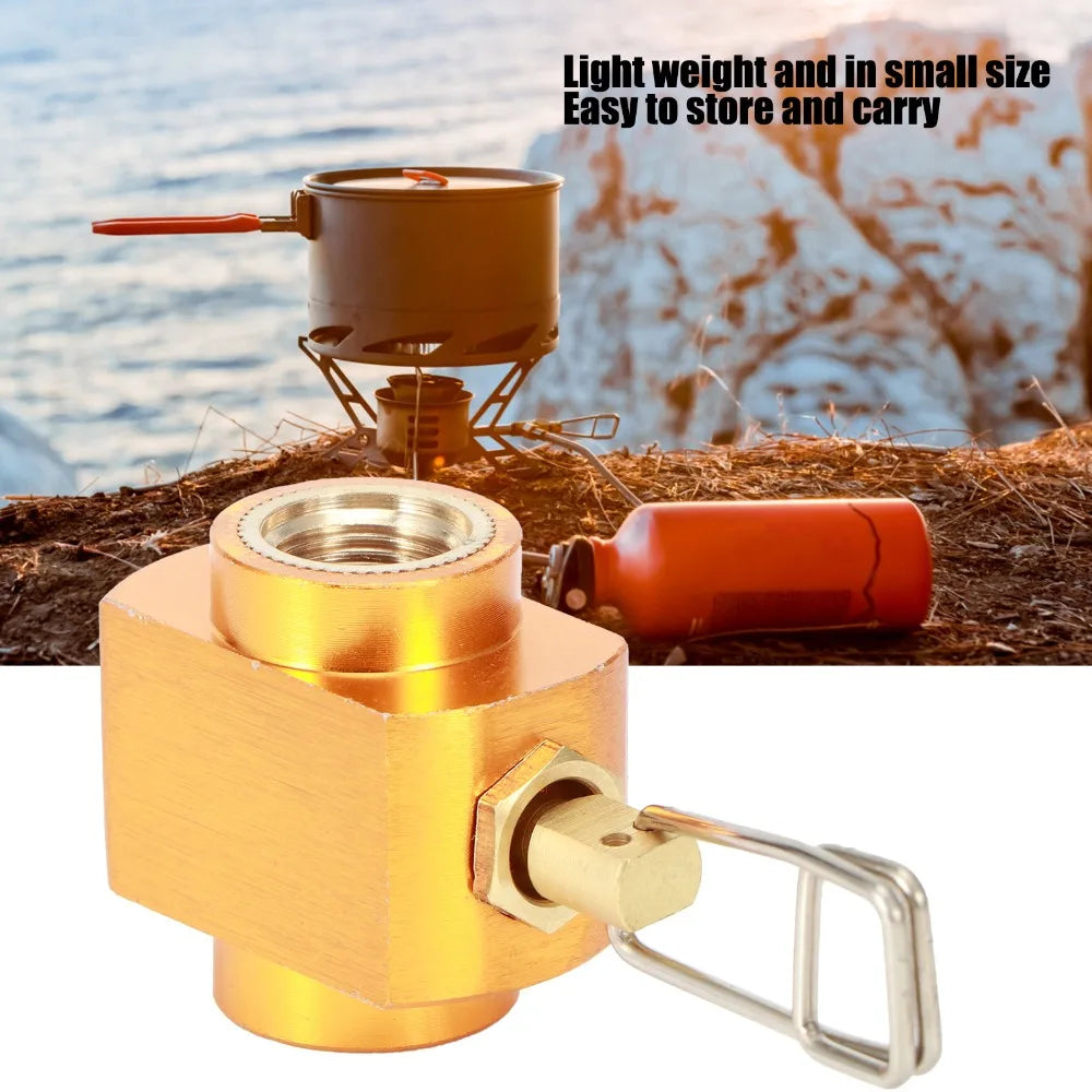 Brass Gas Refill Adapter Valve – Threaded Fuel Transfer Connector Gas Refill Adapter Richie's