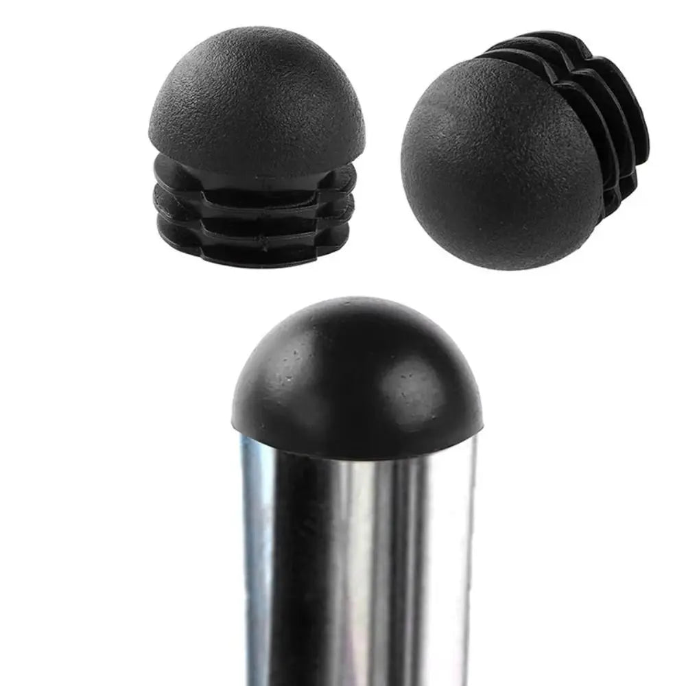 12 Pcs Round Furniture Tube Plugs Non-Slip Black Floor Leg Caps Furniture Leg Caps Richie's