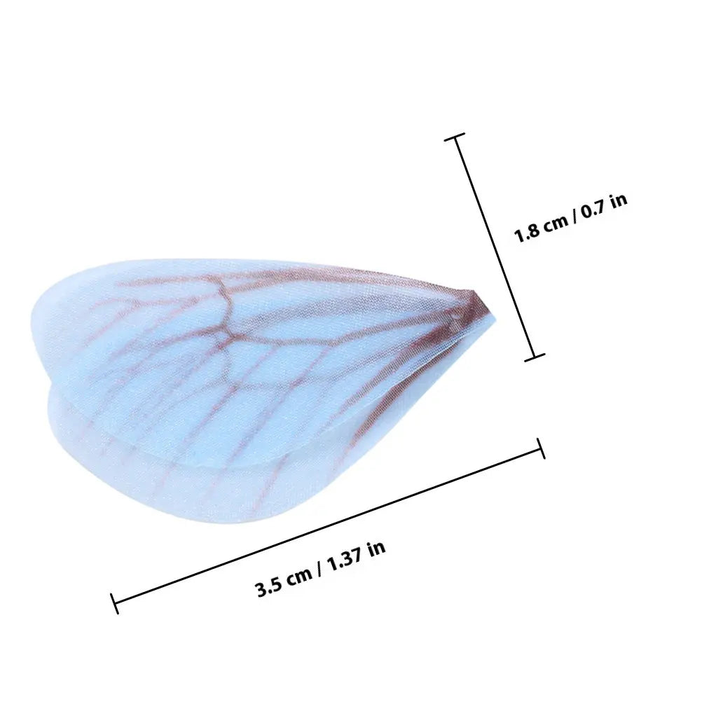 50Pcs Sky-Blue Chiffon Dragonfly Wings – DIY Earring Craft DIY Craft Supplies Richie's