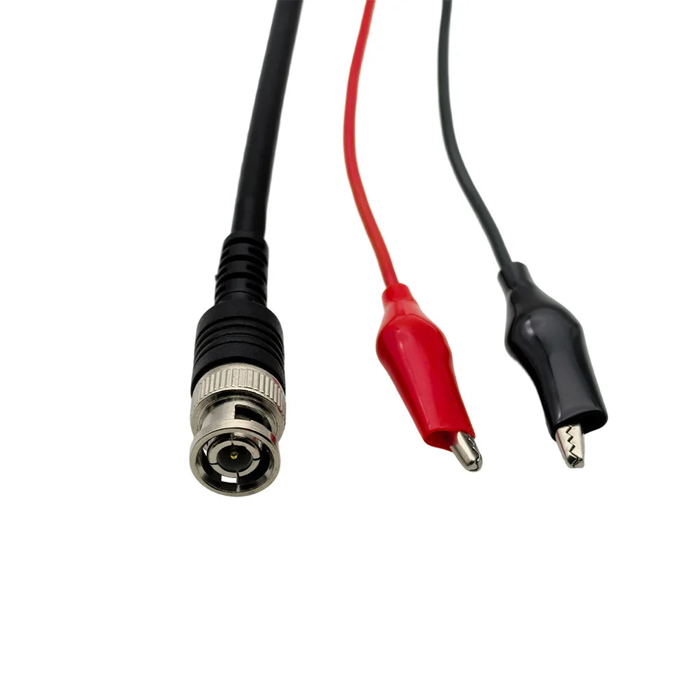 BNC Q9 Male to Alligator Clips Test Lead Cable ~1M Test Lead Cable Richie's