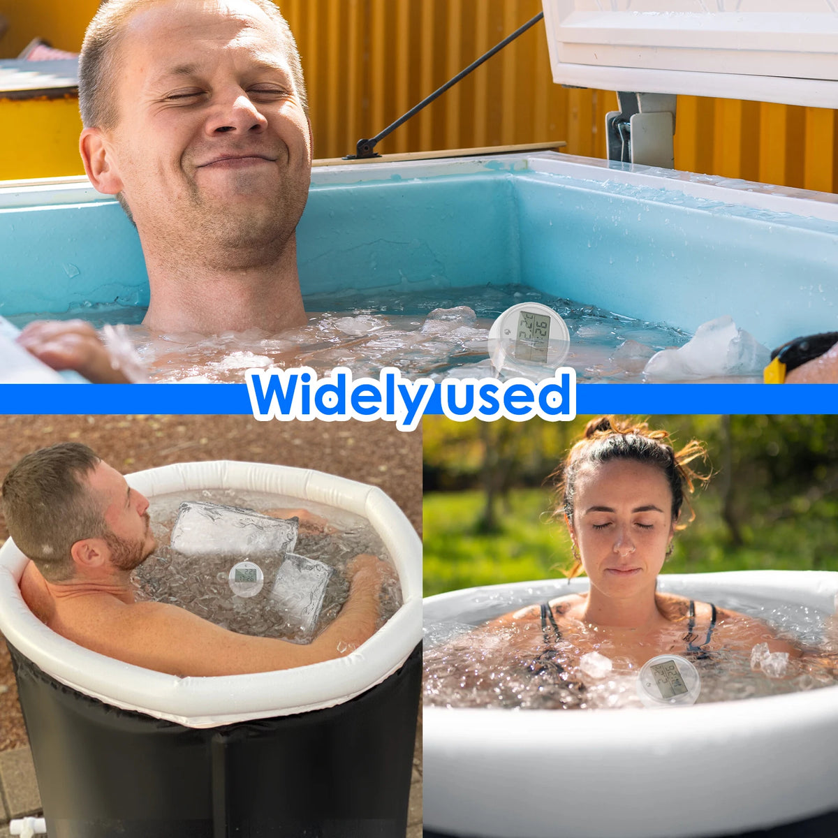 Floating Digital Pool Thermometer with Timer & LED Alert Pool Thermometer Richie's