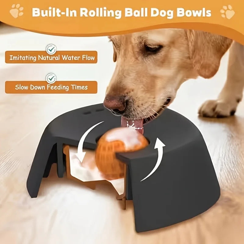 Slow Feeder Bowl for Dogs & Cats – Non-Slip Interactive Bowl Slow Feeder Bowl Richie's