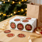 500 Pcs Christmas Round Stickers – Xmas Gift & Craft Labels Christmas Stickers Richie's