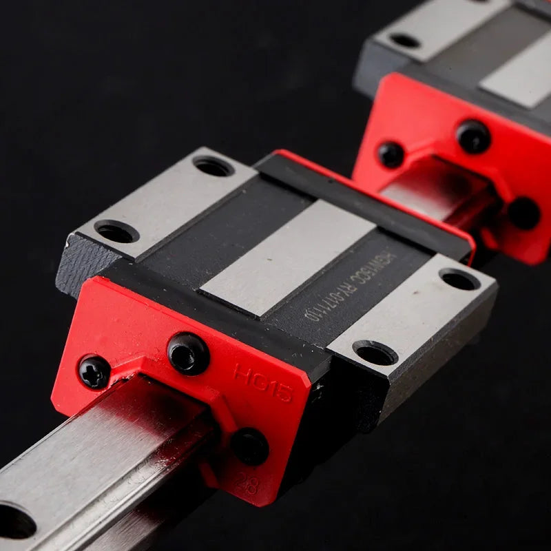 HGR25 Linear Guide Rail 2PCS + 4PCS HGH25CA/HGW25CC Blocks CNC Linear Guide Rail Set Richie's