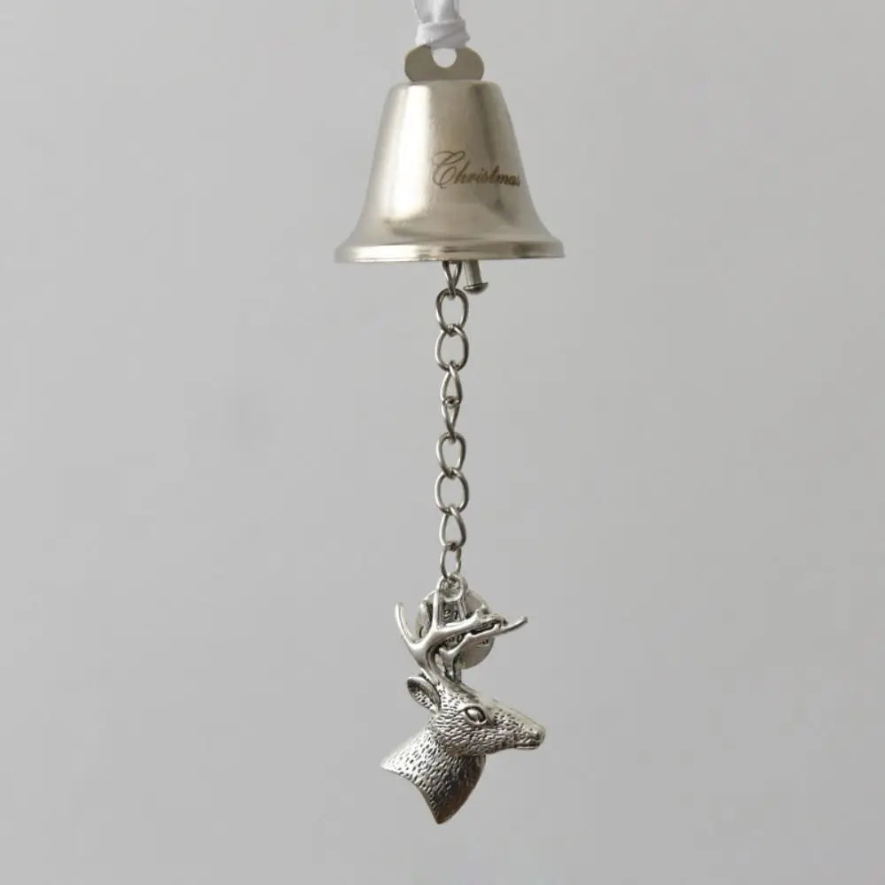 Silver Iron Christmas Bell Ornament with Ribbon – Jingle Bell Christmas Bell Ornament Richie's