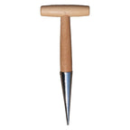 Stainless Steel Hand Dibber with Wooden T-Handle | Bulb Planter Garden Dibber Tool Richie's 1 PC