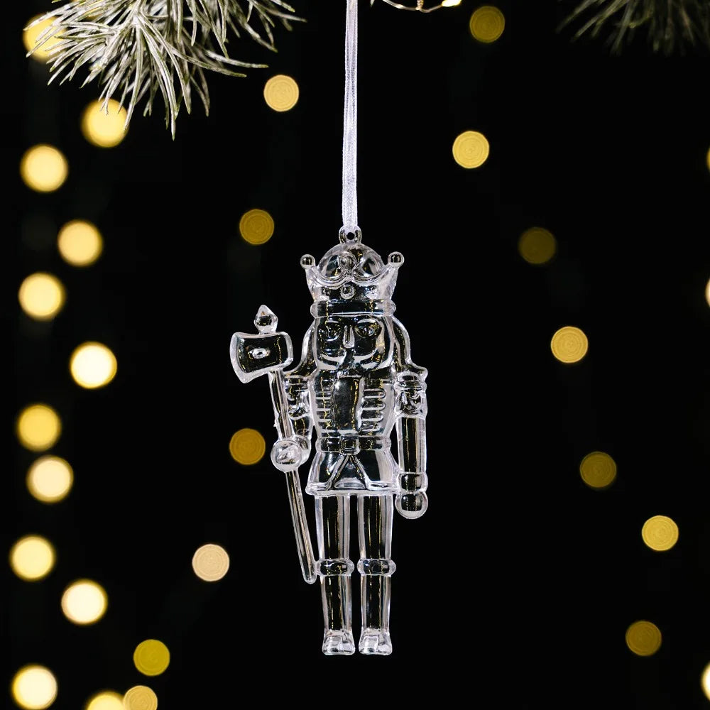 Clear Acrylic Christmas Tree Pendants – Transparent Ornaments Christmas Ornaments Richie's Style 7