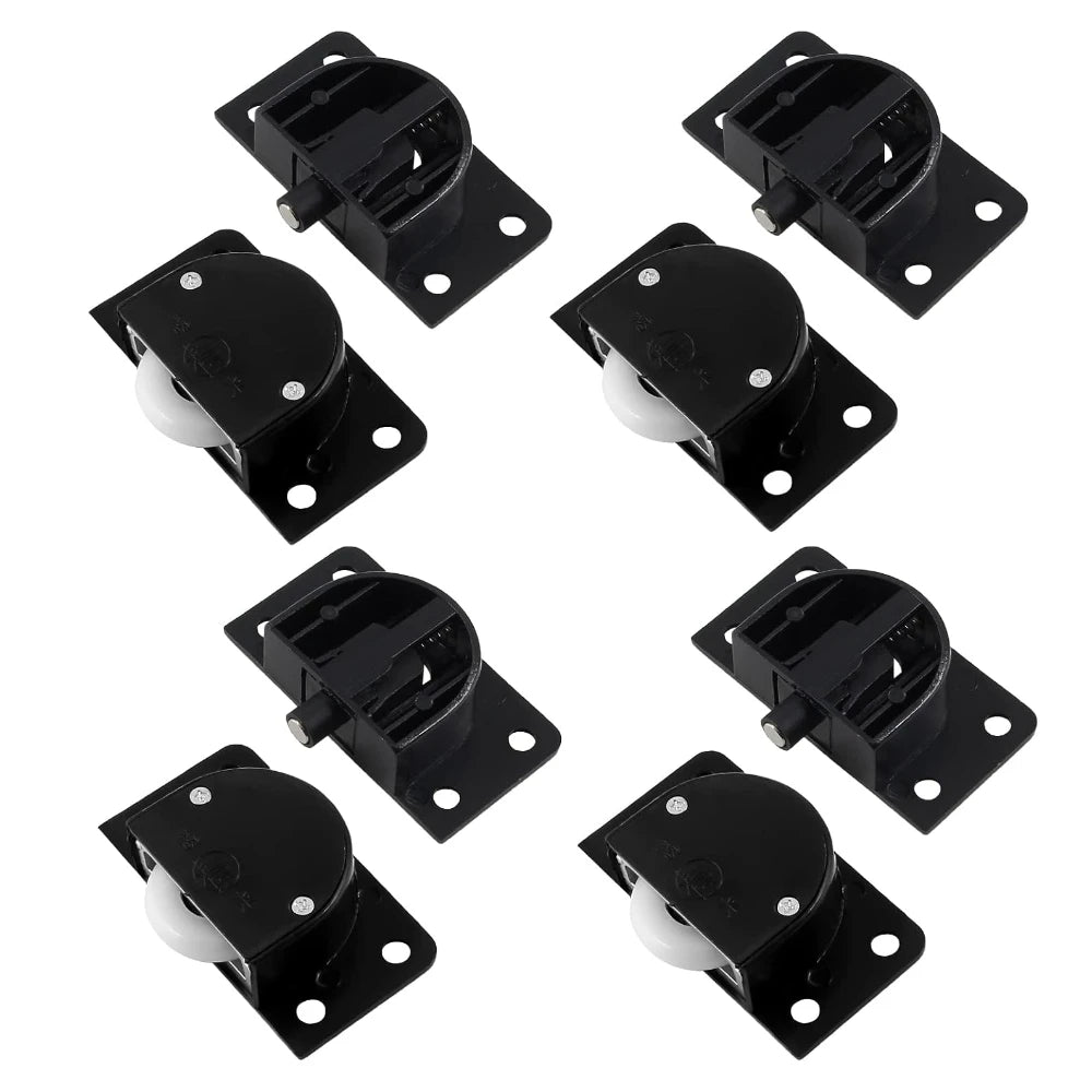 4 Pairs Plastic Sliding Door Rollers – Barn Door Wardrobe Cabinet Sliding Door Rollers Richie's Default Title