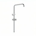 Stainless Steel Shower Adapter Tube Set & Head Holder Shower Extension Set Richie's silver