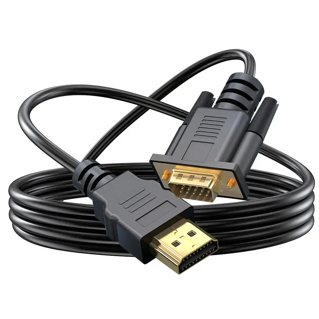 HDMI to VGA Cable Adapter 1080P 60Hz – Digital to Analog HDMI to VGA Cable Richie's 1.8m
