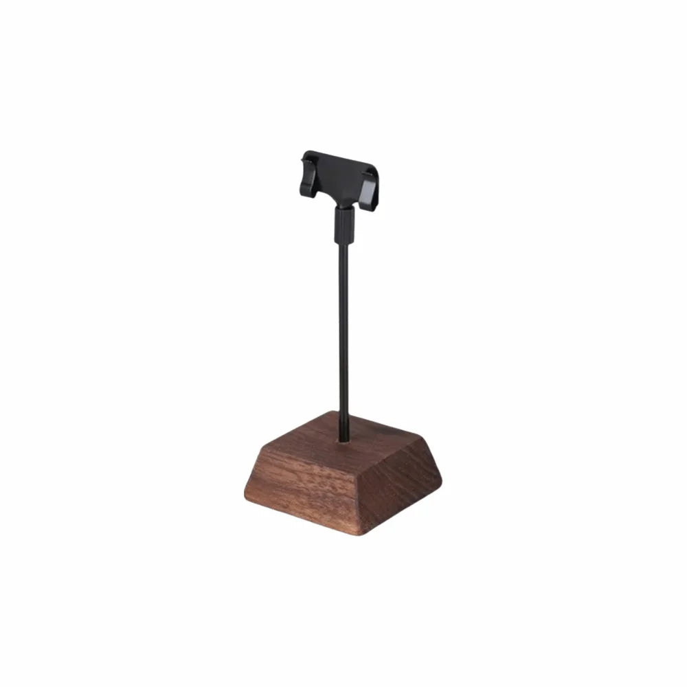 Wood Base Metal Table Sign Holder – Price Tag Display Stand Table Sign Holder Richie's Black-12cm