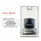 DIY Self-Inking Stamp Kit – Adjustable Multi-Size Monogram Set Self-Inking Stamp Kit Richie's Black-M