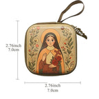 Portable Rosary Storage Bag – Zippered Christian Jewelry Pouch Jewelry Storage Pouch Richie's 9