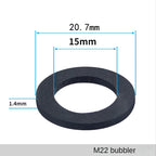 20-Pack Faucet Aerator Rubber Gaskets – Leak-Proof Sealing Pads Faucet Sealing Gaskets Richie's M22