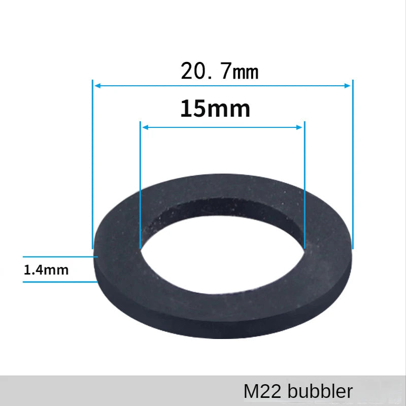 20-Pack Faucet Aerator Rubber Gaskets – Leak-Proof Sealing Pads Faucet Sealing Gaskets Richie's M22
