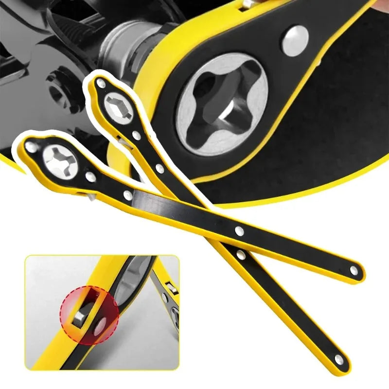Car Scissor Jack Ratchet Wrench Set – Labor-Saving Tire Tool Ratchet Jack Wrench Richie's